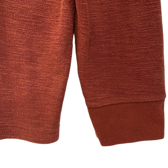 Goodfellow & Co | Men's Rust Long Sleeve Henley Pullover shirt - Picture 3 of 10